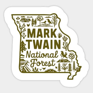 Mark Twain National Forest Wildlife Sticker